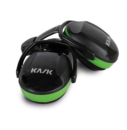 Casco da Lavoro KASK Professionale | Leggero, Ventilato e Regolabile | per Edilizia, Cantiere, Lavori in Quota | Predisposto per Visiera e Cuffie Antirumore da acquistare separatamente.