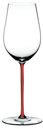 RIEDEL FATTO A MANO BY Riesling/Zinfandel - Rot - Einzelpackung, Weinglas, Kristallglas, Spülmaschinenfest - 4900/15R