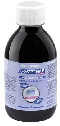 CURASEPT HAP012 PVP-VA 0,12+Hyaluron Mundspülung 200 ml