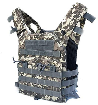 Homeilteds Militaire Tactique De Transporteur Thoracique Gilet Airsoft Sports Armure De Corps De Paintball for L'équipement De Chasse Waistcoat (Color : Digital ACU)
