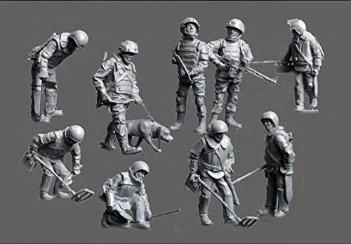 XINGCHANG Unlackiertes Harz im Maßstab 1:72 Abbildung Die Schnapper (10 Stück) Modellbausätze Militär Neu