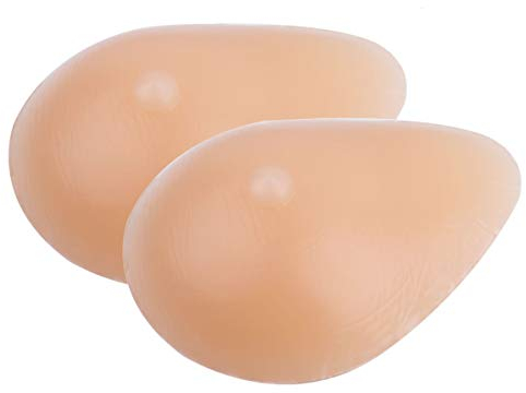 inlzdz 1 Paio Seni in Silicone Protesi Mammarie Imbottiture per Reggiseno per Parodia Transgender Mastectomia Ingranditore del Seno Seni Finti Intimo Crossdressers Nude 150g