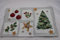 Sander Tischset Platzset My Christmas Gobelin Weihnachten 32 x 48cm Artikel 97464 Fb. 40 Weiss grau rot Baum Stern Zweig