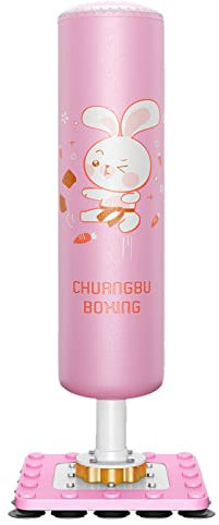 Punching Bags Boxing Punching Bag, Household Boxing Target Stand, Gym Vertical Tower Bag, Adult Children Boxing Training Fitness Equipment, Cushioning Rubber Mat, Safety Protective Cover Speed Bags