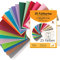 Paper24 25 Klappkarten bunt blanko Karten Faltkarten A5 in 25 Farben als Kartenset bunt, ideal zum Basteln, zu Weihnachten oder als Geschenkidee passend für C5 Umschläge