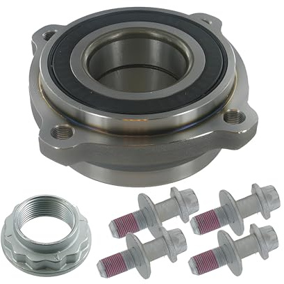 SKF Radlagersatz mit integriertem ABS-Sensor VKBA 6712 Position Hinterachse Außendurchmesser 124 mm Höhe 73 mm Länge 137 mm Breite 131 mm | Kompatibel mit: BMW X1