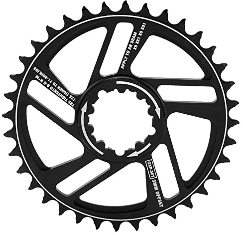 Mountain Bicycle Direct Oval Kette Fahrradkette Kette 36T -Kette 3 mm Versatz Direkte Fixierende Weitkettenblätter, geeignet für SRAM -GXP -Risse geeignet