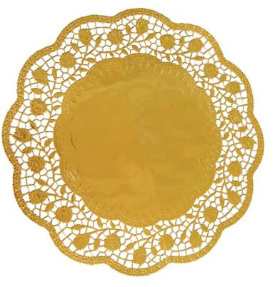 100 Goldene Tortenspitzen Ø 30 cm – Elegante Tortenunterlagen für Festliche Anlässe