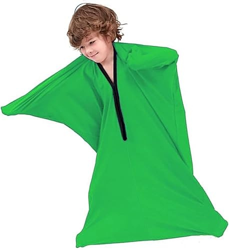 Dynamic Movement Sensory Sox Body Teens Dehnbarer Sack For Autismus Und Verarbeitungsstörungen, Spielzeug, Beruhigende Therapiedecke Zur Entspannung Und Konzentration(Grün,M)