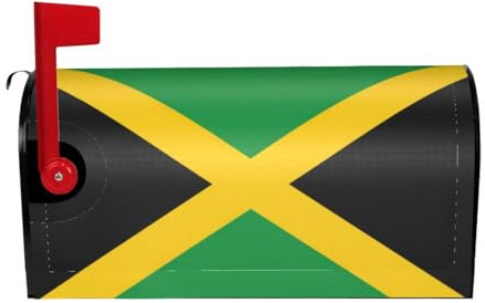 Protezione magnetica per cassetta postale con bandiera della Giamaica, impermeabile, stampa personalizzata per cassette postali