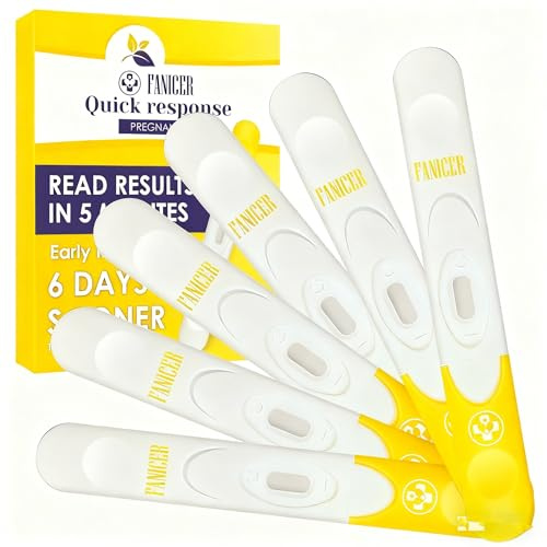 6 Tests De Grossesse Pratiques Et Rapides, DéTection PréCoce, Fiable Et Pratique, EmballéS Individuellement