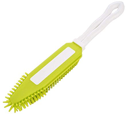 Rubber Carpet Brush - Pet Hair Lint Remover for Carpets, Cars, Furniture, Leather & Clothes - Massage Effect Wash Cloth Dirt Cleaner for Kitchen & Bathroom