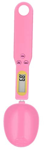 YDBC Cuchara Medidora, Cuchara Medidora Electrónica Casa Horneando Se Puede Usar En Polvo con Líquido Precisión Medición (Color : Pink)