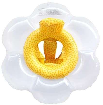 Stylebest Baby Schwimmring Float, Baby Sun Flower Schwimmring Kinder Aufblasbarer Schwimmring Schwimmbecken Zubehör Spielzeug 6-48 Monate Baby