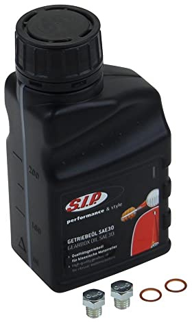 Citomerx SAE 30 Getriebeöl 250ml + 2x OE Olio Ölschrauben + Dichtung | Passend für Vespa PK 50 V 50 N