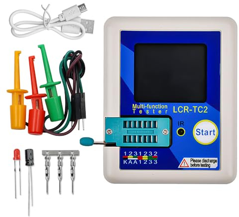 Tiardey Multi-Meter Transistor Tester Diode Triode Capacitor Resistor Test Meter MOSFET NPN PNP Transistor