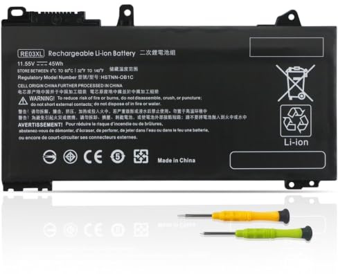 RE03XL RF03XL Batterie pour HP ProBook 430 440 450 445 455 445R 455R G6