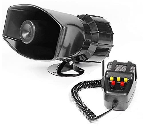 Auto Hupe,Hupe 7-Ton-lauter Auto-Warnalarm-Feuer-Siren-Luft-Bugle PA Lautsprecher 1. 2V 60W. Sirene Air Horn Megaphone Auto Horn 110db
