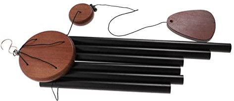 CIYODO Campanas de Viento para Exteriores Campanillas de Viento para Patio Artesanías de Madera Decoración Mano de Obra Fina
