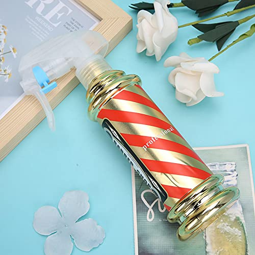 Naroote Barber Spray Bottle, Barber Water Spray Bottle 150ml with High Precision Nozzle for Barber Shops, Hair Salons, and Home Styling Needs (Gold)