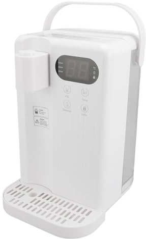 Instant Hot Water Dispenser, 3L Electric Tea Kettle with 12 Variable Presets Temperatures, 3s Quick Heating Large Water Boiler Maker with Child Lock, Antislip for Table Top (UK