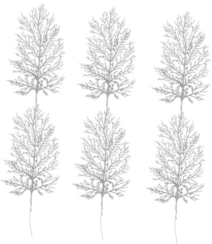 Zerodeko 6stücke Weihnachts-kunstblätter Für Baum-hängeblätter-dekor Weihnachtshohlblätter Weihnachtsbaum-kunstblätter Weihnachten Baum Hängen