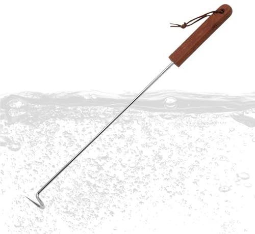 Aletas de carne, gancho de acero inoxidable para aletas de carne, accesorios para barbacoa, herramienta de torneado de alimentos para asar en interiores y exteriores
