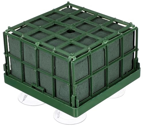 SAFIGLE Base con Ventosa per Fiori Freschi Quadrata Supporto Decorativo per Auto Matrimonio per Addobbi Nuziali Accessori per Festa Nozze