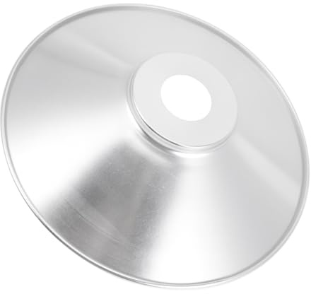 Toyvian Pantalla de Aluminio para Lámpara Industrial Resistente la Corrosión Diseño Reflectante para Talleres y Fábricas Mediano con Sellado Hermético