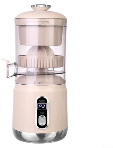 Spremiagrumi elettrico one-touch con display LCD, motore ad alta velocità che offre la massima estrazione di succo da vari agrumi fino a 110 mm di diametro (bianco)