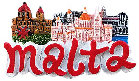Magnete da frigorifero 3D Malta a forma di lettere da viaggio, souvenir decorazione per casa e cucina, magnete per frigorifero Malta