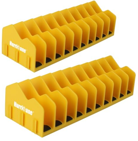 HURRICANE Zangenhalter Set, Halterung für 10 Zangen und Schneider, Werkzeugkoffer Organizer, mit rutschfestem Gummiboden, Passend für 7.6 cm Hohe Schubladen, Werkzeugkästen, 2 Stück