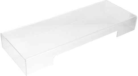 Tofficu Funda Protectora Acrílica Transparente para Teclado 104 Teclas Cubierta Antipolvo para Oficina Y Hogar 18.70X6.88X2.36 Pulgadas Accesorio para Mantener Limpio Y Organizado