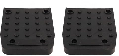 2 Stück Trockenbau-Stelzen-Ersatzteil, Stabile Innendekoration, Stativmatte, rutschfeste Nylon-PVC-Fußpolster mit 8 Schrauben für Aufführungen, BAU