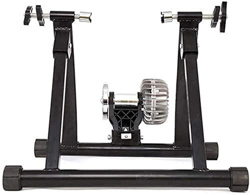 Fahrrad Trainingsständer Fahrradtrainer-Ständer, Turbotrainer, Indoor-Fahrradplattform Mit Hydraulischem Widerstand, Faltbarer Turbotrainer-Ständer for Mountainbikes Und Rennräder, Schwarz