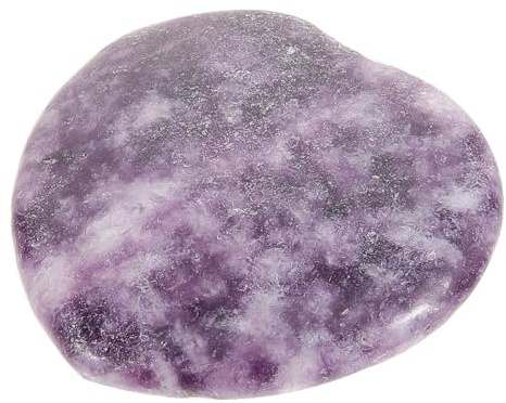 Gogogmee Adorno de Estatua de Cristal de Piedra de Palma Piedra de Preocupación para Relajación Material de Cristal para Energía Positiva