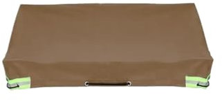 YGLONG Anhänger Plane Anhängerabdeckung RV Camping Plane Autodach Ripstop-Zelt Hochleistungs-PVC-wasserdichte UV-Schutzabdeckung for Fahrzeug-Autoanhänger(Coffee)