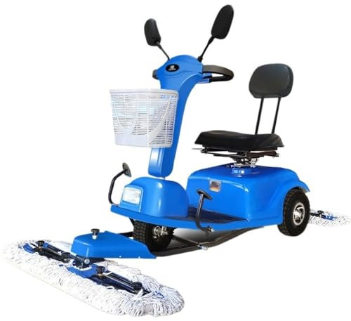 BOOZXCV Carro de Polvo de conducción Comercial con barredora de Piso con Empuje Manual, Taller de Centro Comercial, Limpieza de propiedades, Carro para trapear