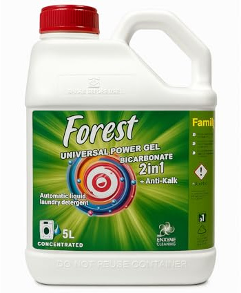 FOREST Universal Power Gel 2in1 Bicarbonate 5L (142W) Concentrated Liquid Laundry Detergent