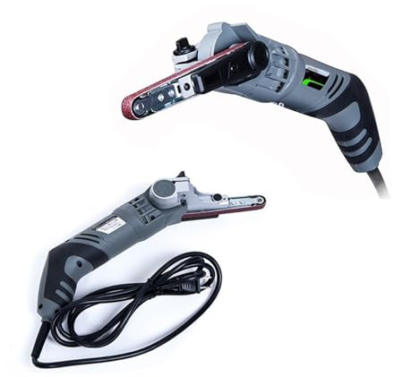 Levigatrice a nastro a velocità continua con 6 marce, tipo manuale YL-330, piccola macchina for lucidatura di carta vetrata in metallo portatile Per uso fai da te