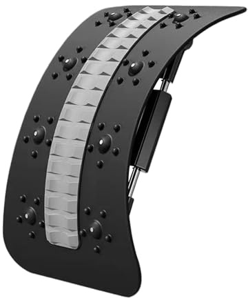 Tablero de apoyo lumbar, estirador dorsal para aliviar el dolor, masajeadores para la espalda, soporte lumbar, relajación de la espalda