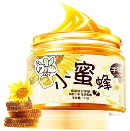 MERRYHAPY Máscara Exfoliante de Cera para Manos con Leche y Miel Crema Nutritiva Blanqueadora Suaviza Durezas y Callos Hidratante para Piel Seca y Áspera