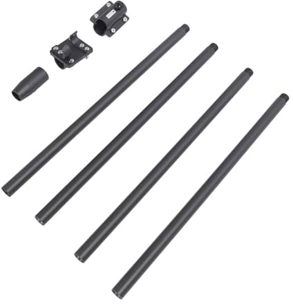 Marhynchus Kit Asta Portabandiera Satellitare per Scaletta , Kit Staffa di Montaggio Portatile in Lega di Alluminio per Parabola GEN2