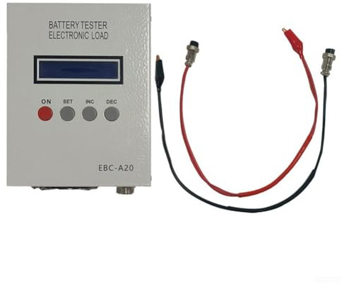 Tester di capacità della batteria al litio EBC-A20 e misuratore di resistenza interna, analizzatore di celle con carico di scarica a corrente costante, ricaricabile USB collegata al PC