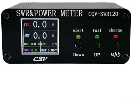 CQV-SWR120 SWR kraftmätare 1,8-54 MHz HD färgskärm för FM AM SSB radio