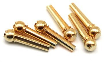 Gitarre Bridge Pins Brücke Pins, 6 Teile/Satz Messing Gitarre Bridge Pins Gitarren Ersatzteile Reparatur Zubehör