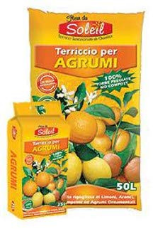 RAGGIO DI SOLE Fleur du Soleil Terriccio per Agrumi 25 L
