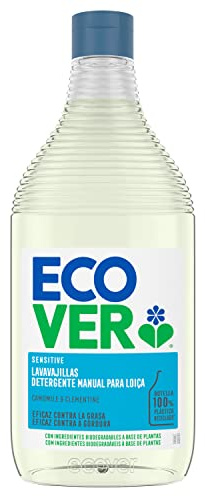 Ecover Lavavajillas líquido ecológico, Fragancia Camomile/Clementine, 450ml