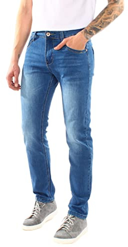 Ciabalù Jeans Uomo Regular Fit Elasticizzati Vita Regolare Denim (50)