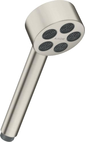 hansgrohe AXOR One Handbrause 75 1 Strahlart wassersparend, 48651800, Farbe: Edelstahl Optic